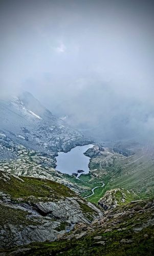Boucle du Viso - brouillard