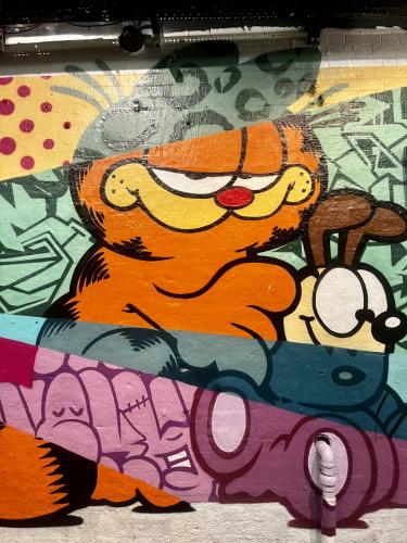Street art dans le Tunnel Banksy de Londres