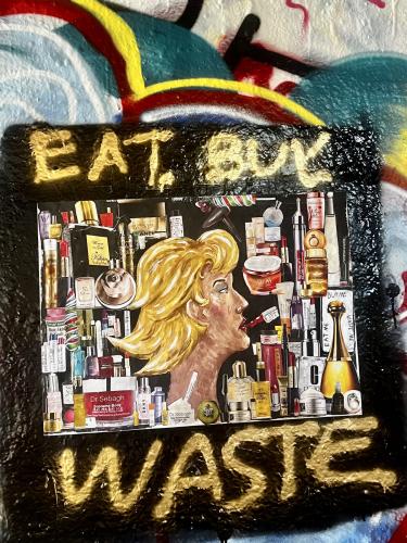 Street art dans le Tunnel Banksy de Londres